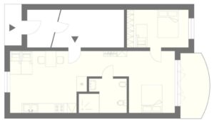 Sunny apartment Haná